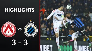 KV Kortrijk vs Club Brugge 33 Highlights  FC Bruges  Courtrai  Jupiler Pro League 2024 D1A [upl. by Mccurdy]