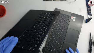 How to replace Keyboard AVITA PURA NS14A6  Disassembly And Assembly [upl. by Isied]