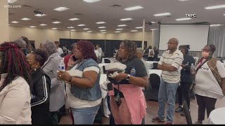 Hundreds receive free health screenings Black Panther tickets at Columbia health fair [upl. by Charmian]