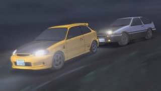 Initial D AMV  EK9 VS AE86 [upl. by Adnahsat]