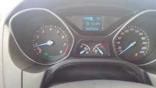 Ford Focus III 20 powershift 0100kmh acceleration [upl. by Skeie]