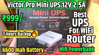 Victor Pro Wifi Ups unboxing and review Best WiFi UPS best WiFi powerbank Victor Pro Mini UPS [upl. by Daria]