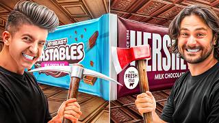 100 Layers of FEASTABLES vs HERSHEY’S [upl. by Sylado]