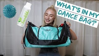 WHATS IN MY DANCE BAG [upl. by Aiclid]