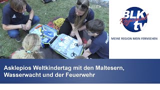 Asklepios Weltkindertag mit den Maltesern Wasserwacht und der Feuerwehr [upl. by Simonne968]