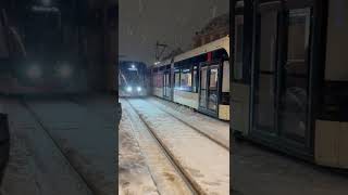 Exploring odense by TramDenmark modern tram Service travel train tram odense denmark [upl. by Boffa45]