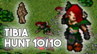 PL Tibia  Hunt 1010 Loot Prey  Amazon 45 Venore Amazon Camp [upl. by Itirp]