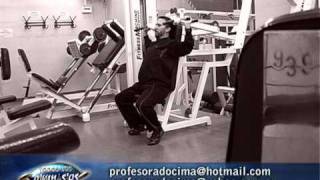 Ejercicio de musculacion para hombros  Analisis biomecanico [upl. by Yrevi]