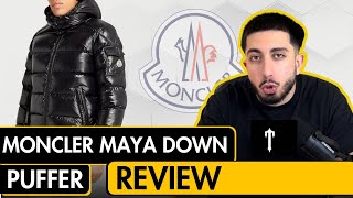 I Saved £300 on Moncler in Rome  Moncler Maya Down Puffer Jacket Review [upl. by Ordnaxela]