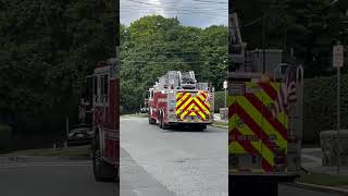 Wakefield Fire Ladder 1 responding to a medical [upl. by Doownel]