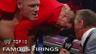 Famous Firings  WWE Top 10 [upl. by Leanard578]