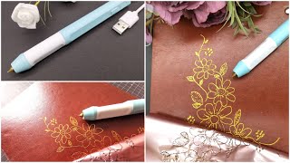 HOW TO USE THE FOIL QUILL DIY Gold Foil Planner Cover and MoreStunning Results [upl. by Erusaert]