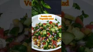 Protein rich salad recipe Vegetable saladChickpea recipe Food gang by simarshorts saladrecipe [upl. by Banna]