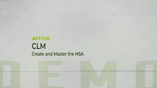 Apttus CLM Create and Master the MSA [upl. by Alcina]