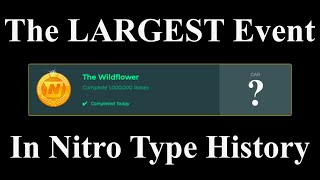 Nitro Types LARGEST Achievement [upl. by Sofer]