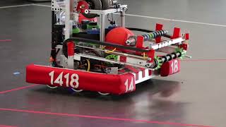 FRC Team 1418  2022 Robot Reveal [upl. by Eatnoled]