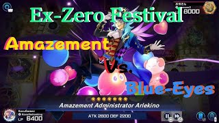 YuGiOh Master Duel Amazement Vs BlueEyes ExtraZero Festival [upl. by Iah]