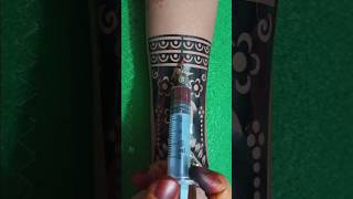 😍 How to Apply Mehandi Sticker youtube shorts [upl. by Elegna]