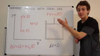 Quantitative Description of IsochoricIsovolumetric Constant Volume Process with Ideal Gas [upl. by Attikin]