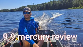 99 mercury overview on my 1436 JON BOAT [upl. by Kath]