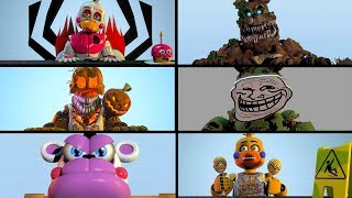 Every FNaF 1 Character in a nutshell animated Freddy Foxy Chica amp Bonnie [upl. by Arot]