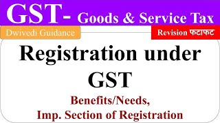 Registration Under GST Goods and Service Tax GST benefit of gst registration GST Registration [upl. by Aratal]