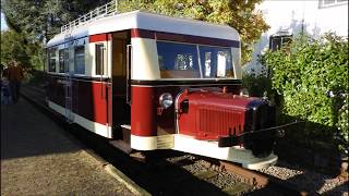 Museum Buurtspoorweg in Haaksbergen  Meerijden met de Wismar Railbus T1 2017 [upl. by Nellie]