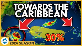 Invest 94L could reach the Caribbean Nadine Stay alert in Lesser Antilles Puerto Rico and Jamaica [upl. by Trix]