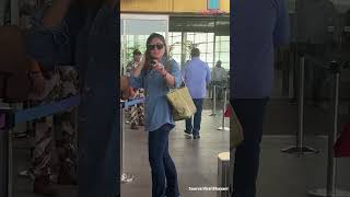 Kareena Kapoor Khan Slays Casual Chic Look at the Airport  Video [upl. by Adnerol]