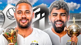 JOGUEI O MUNDIAL 2025 COM O NOVO SANTOS DE NEYMAR E GABIGOL   PES 2021 com PATCH 100 ATUALIZADO [upl. by Mattheus]