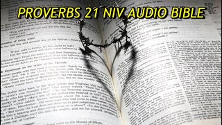 PROVERBS 21 NIV AUDIO BIBLEwith text [upl. by Ellehsyt]