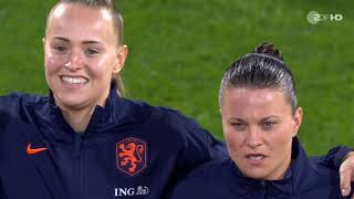 UEFA Womens Nations League Netherlands vs Germany 28022024 German commentary [upl. by Lowis2]