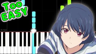 Domestic na Kanojo OP  Kawaki wo Ameku  EASY Piano TutorialSynthesia by TAM [upl. by Arocahs331]