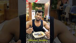 BINOUS HEALTHY FIRST 👌 shorts gym food [upl. by Sivrat]