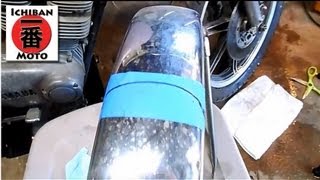 Ichiban Cafe Racer Part 6 how to modify a Front Fender Front Suspension New Front Racing Brakes [upl. by Hiro696]