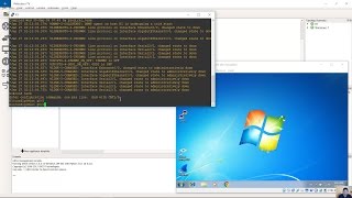 Install and Configure Windows 7 for GNS3 1GB RAM 20GB HD [upl. by Eerpud191]