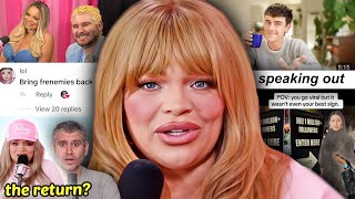 Trisha Paytas RETURNS to Frenemiesplus drama updates [upl. by Stilla]