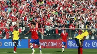 Chile 1  3 Colombia  Clasificatorias Brasil 2014 [upl. by Robinett]