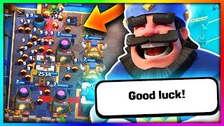 I CREATED THE ULTIMATE DECK in Clash Royale [upl. by Neellek180]