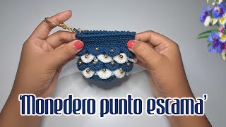 MONEDEROS TEJIDOS A CROCHET CON CIERRE 👛 [upl. by Valdis]