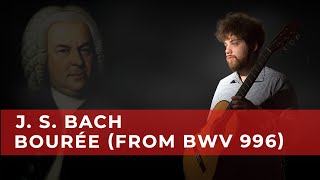 Johann Sebastian Bach  Bourée from BWV 996 [upl. by Xuagram]