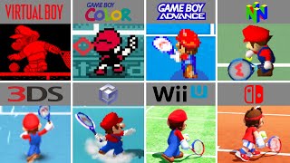 Mario Tennis Series  VB vs GBC vs GBA vs N64 vs 3DS vs GameCube vs Wii U vs Switch [upl. by Nivrem390]