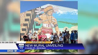 Paskenta Band of Nomlaki Indians unveil new mural in Red Bluff [upl. by Nahguav]