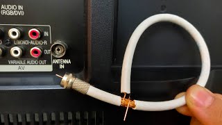 A piece of coaxial cable unlocks all TV channels  Antenna Booster [upl. by Keen751]