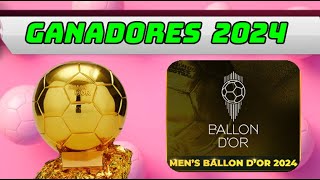 Balón de Oro 2024 GANADORES ballondor [upl. by Nylrem]