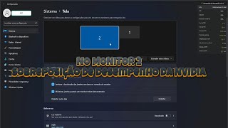 NO MONITOR 2 Sobreposição de desempenho da NVIDIA [upl. by Wershba879]