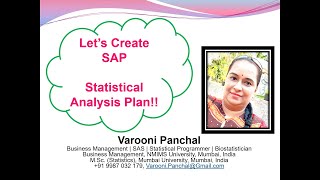 1  Statistical Analysis Plan SAP [upl. by Llenyar385]