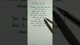 Savage Love song by BTS💜 and Jason Derulo kpop bts lyrics music shorts [upl. by Afesoj]