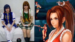 Cosplay Retas  Hotaru y Kisarah vs Mai  Neo Geo Battle Coliseum [upl. by Carlina]