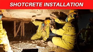 Refractory Installation  Shotcrete Method  Refractory Work Experience [upl. by Whitten934]